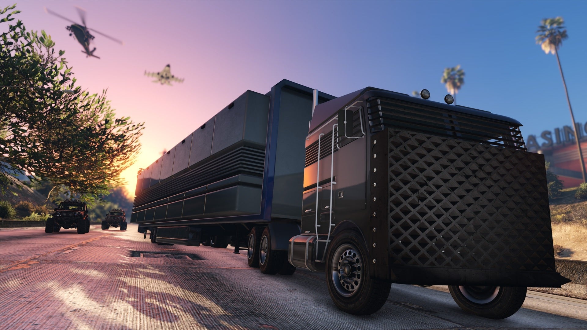 The mobile operations centre in GTA Online.