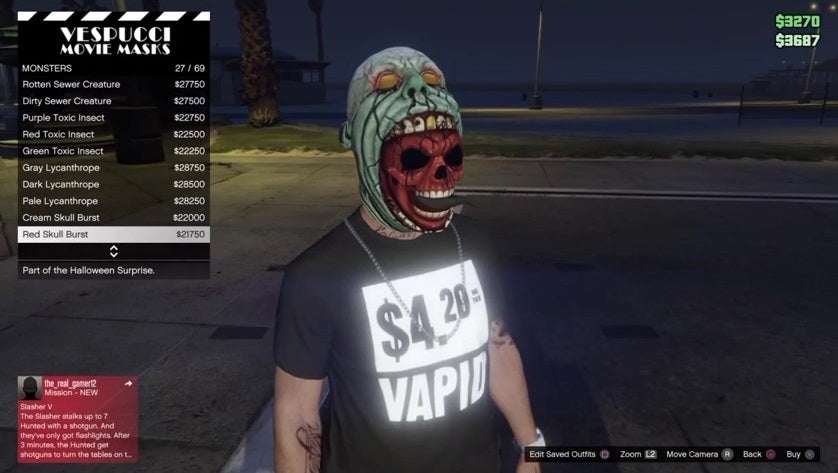 GTA Online's Halloween Surprise goes live with new vehicles, Slasher mode |  VG247