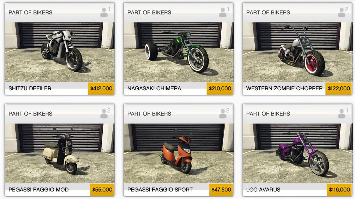 knijpen Gangster Verslaving GTA Online Bikers DLC: Just $2.4 million will buy you all the new  motorbikes | VG247