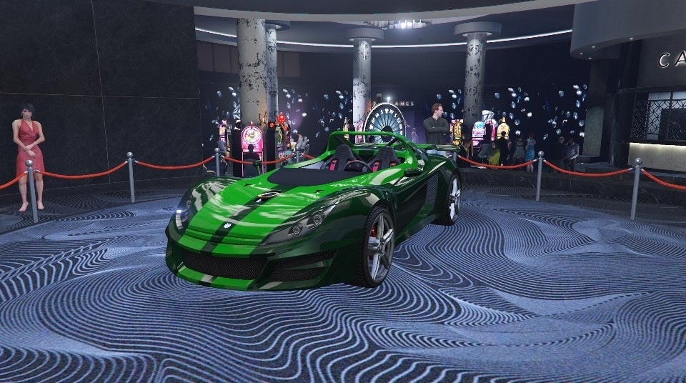 The Ocelot Locust in GTA Online (podium)