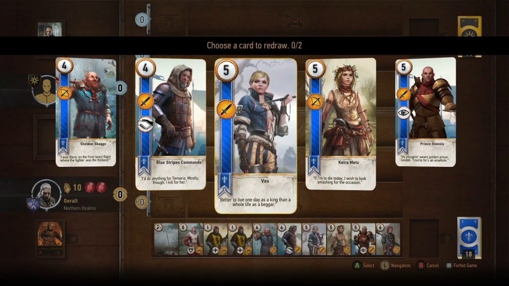 Image for The Witcher 3 guide: how to kick ass at Gwent