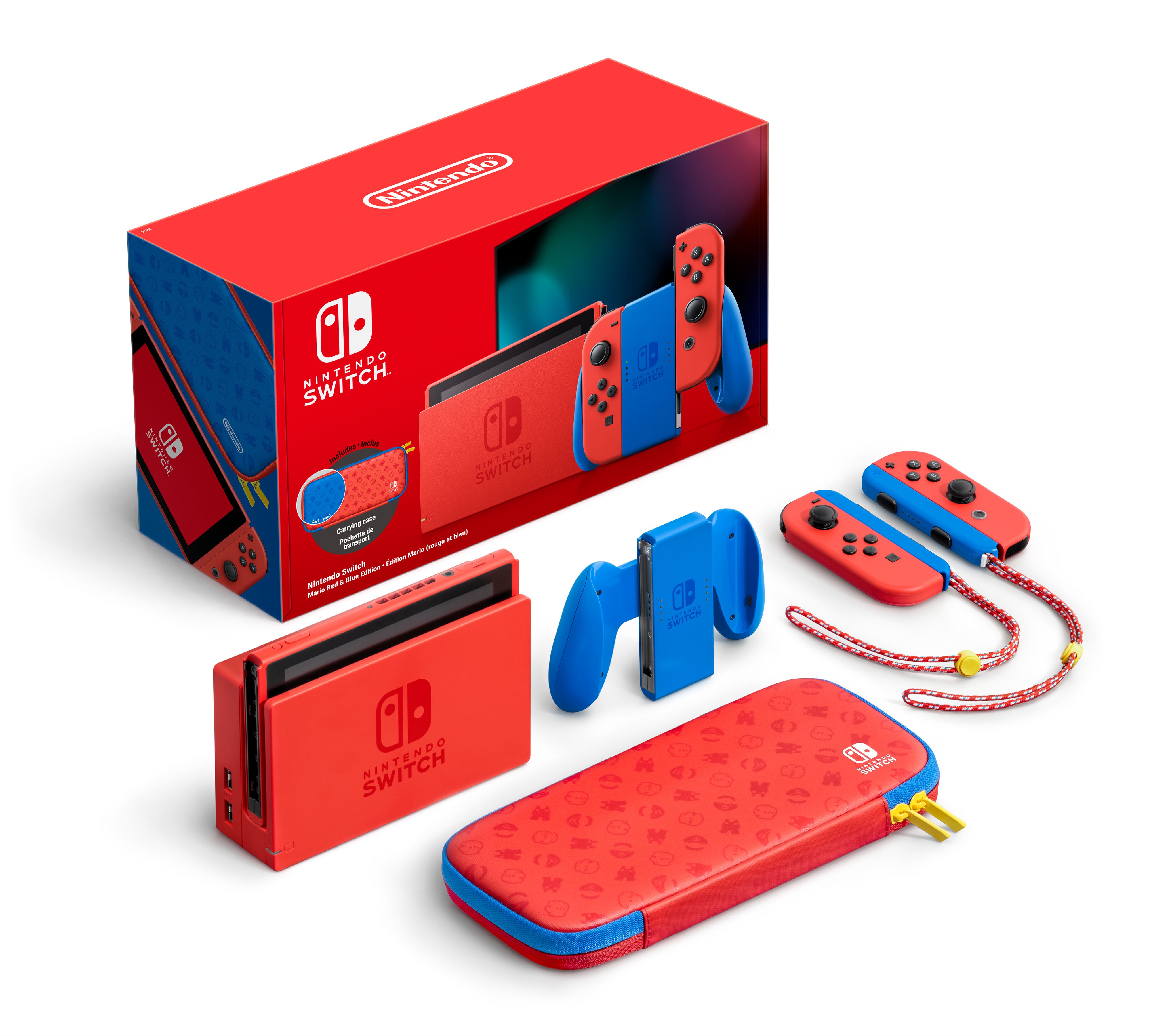 Image for Nintendo rolling out red and blue Switch for Super Mario 3D World