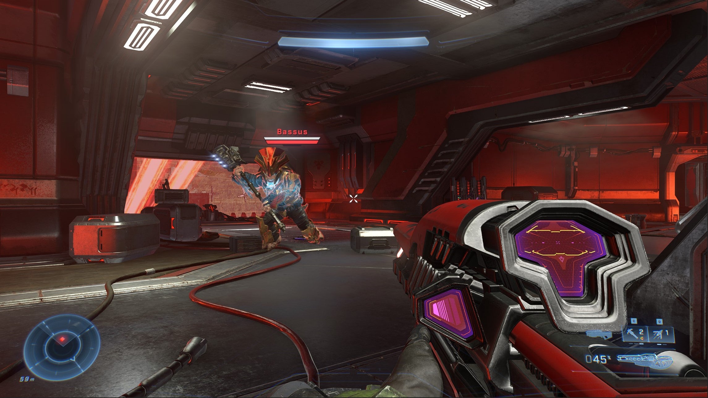 How do you beat the Bassus boss fight in Halo Infinite  - 94