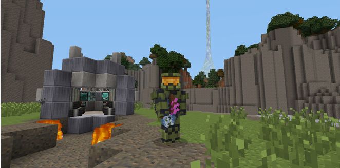 Image for Minecraft: Xbox 360 Edition to receive Halo-themed texture pack