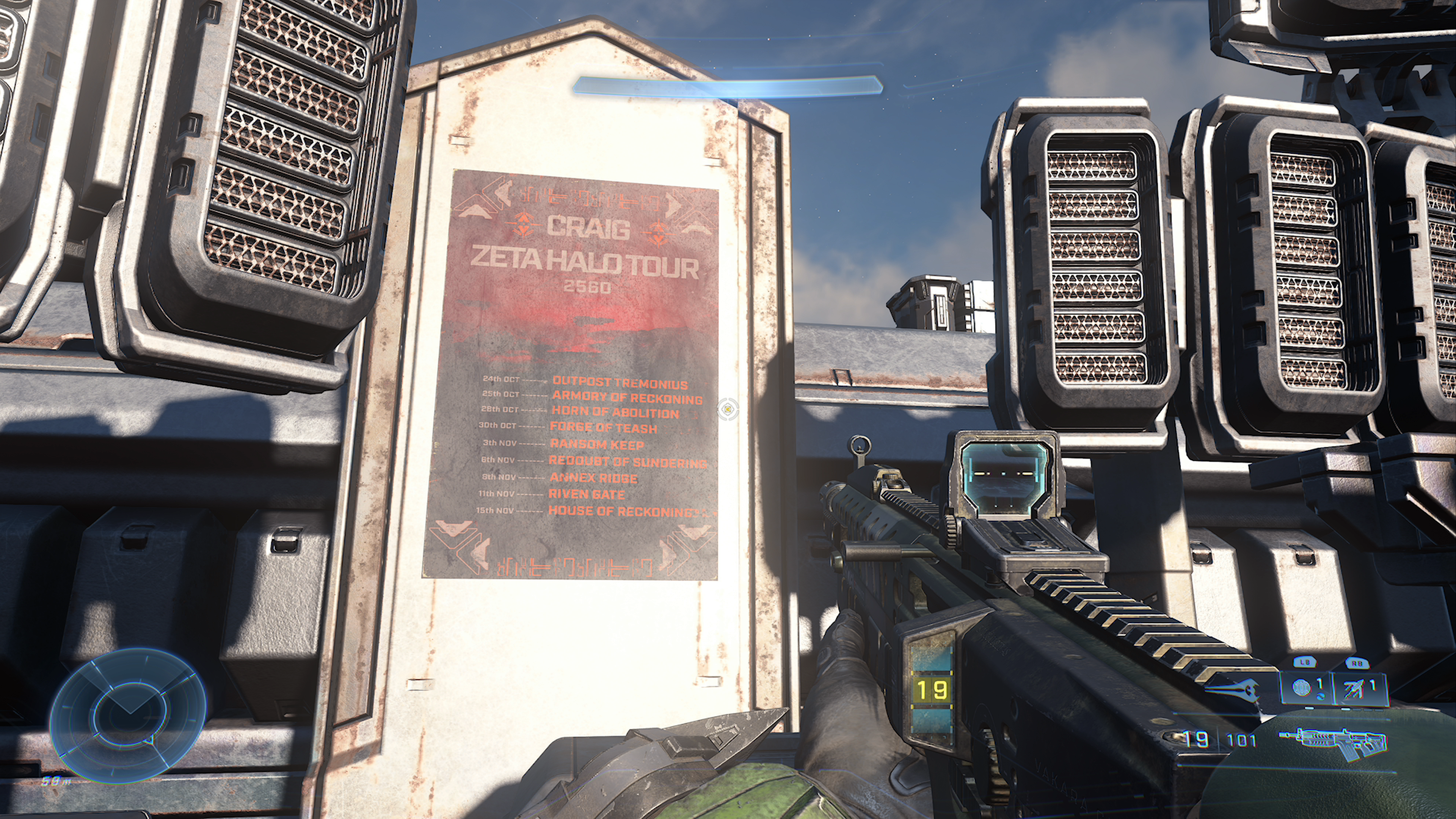 In Halo Infinite  Craig the meme Brute is on tour - 96