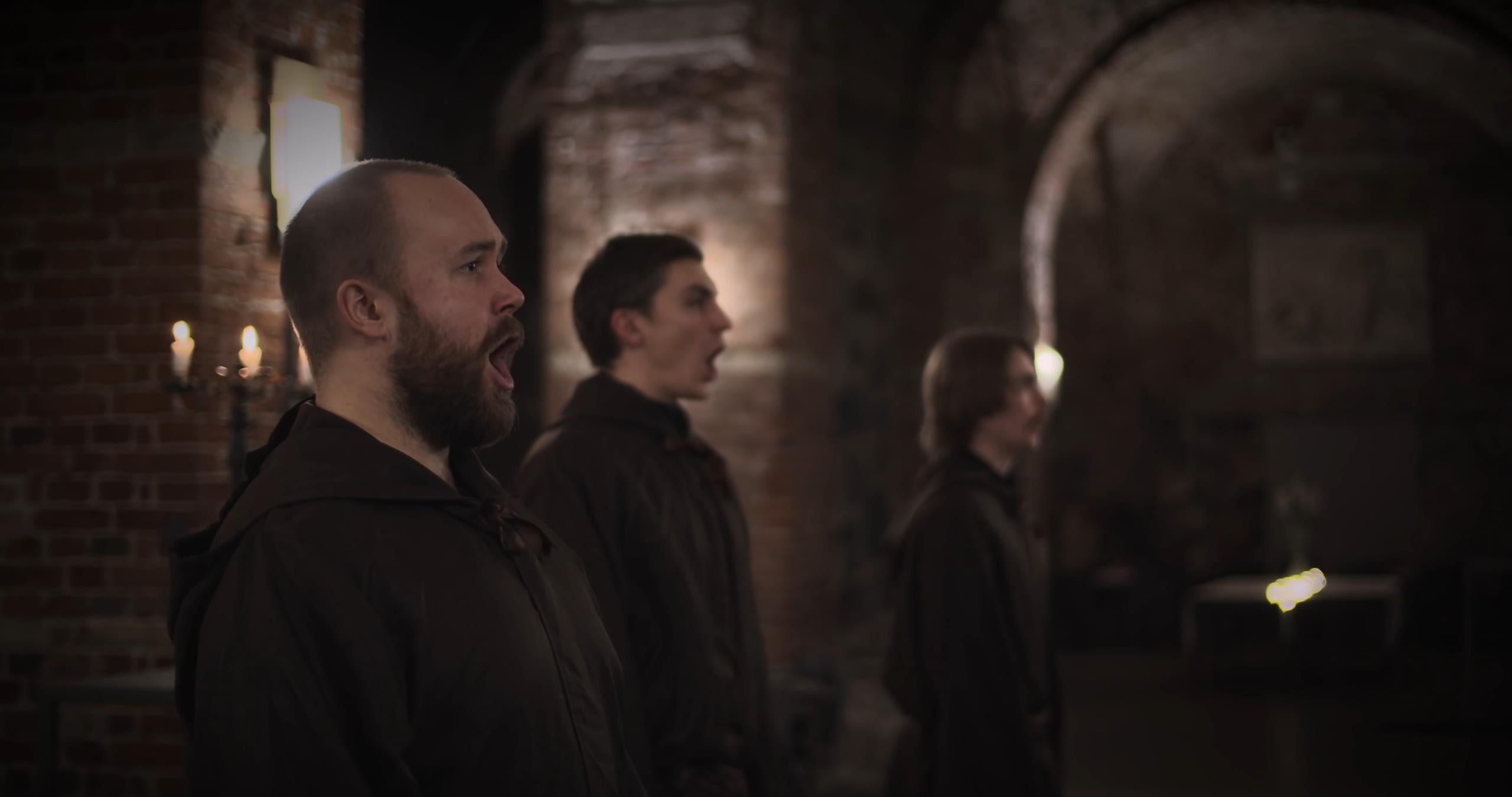 Image for You really need to see three Gregorian Monks belting out the Halo theme