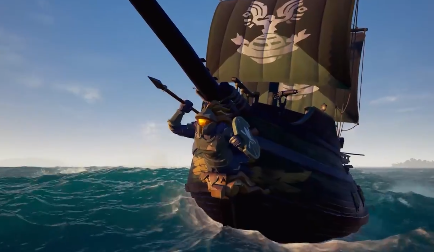 Image for Sea of Thieves gets a Halo-inspired Spartan Ship Set to celebrate E3