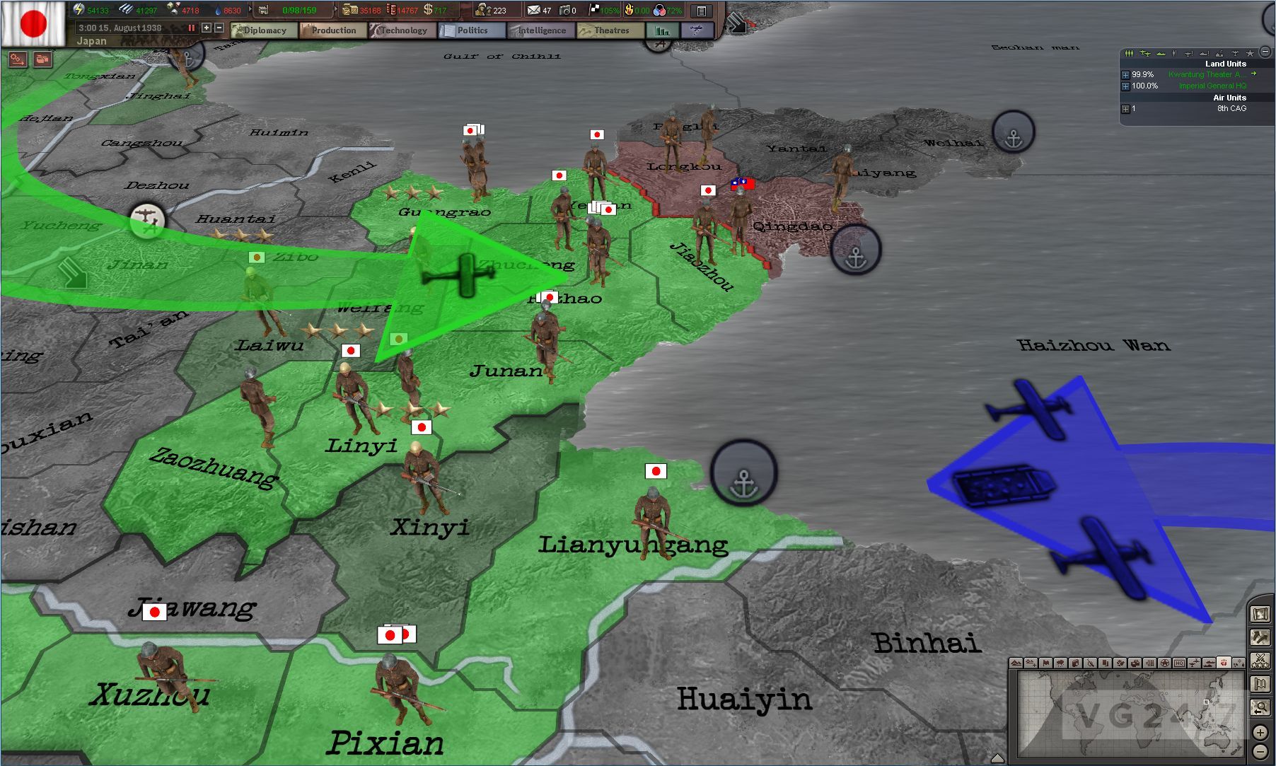 hearts of iron 3 japan