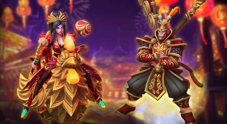Image for Heroes of the Storm Lunar Festival celebrates the Year of the Rooster with new Lunar Rooster mount, skins, and bundles