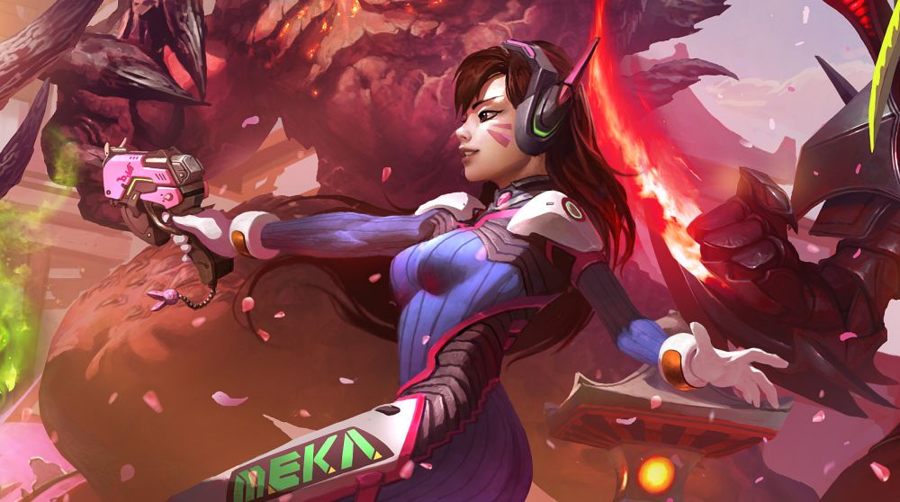 Image for Overwatch's D.Va is now playable in Heroes of the Storm