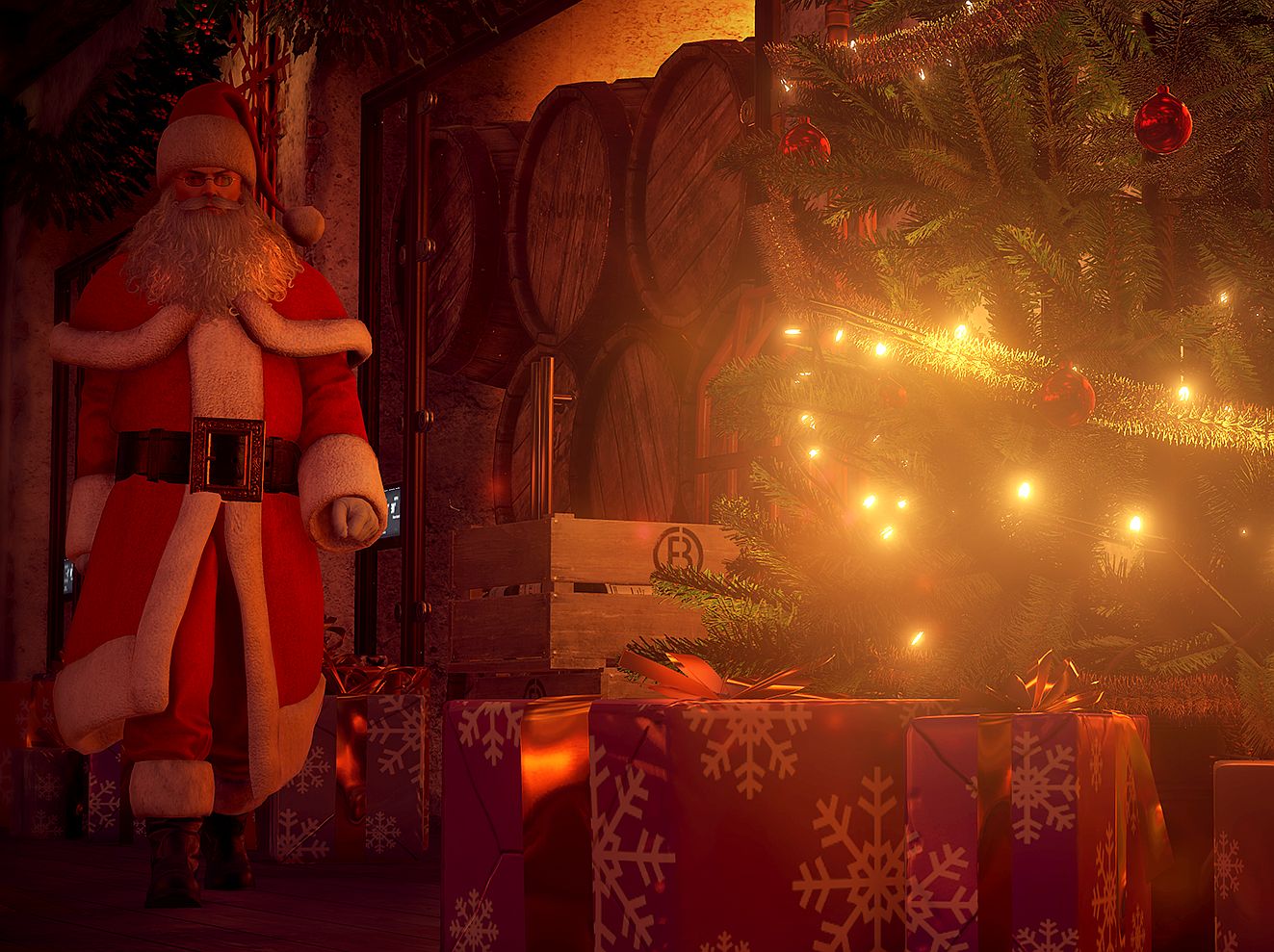 Image for Hitman 2 December content update will unlock the Santa 47 Suit