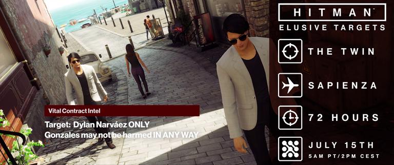 Image for Hitman's new Elusive Target will make you think before you act
