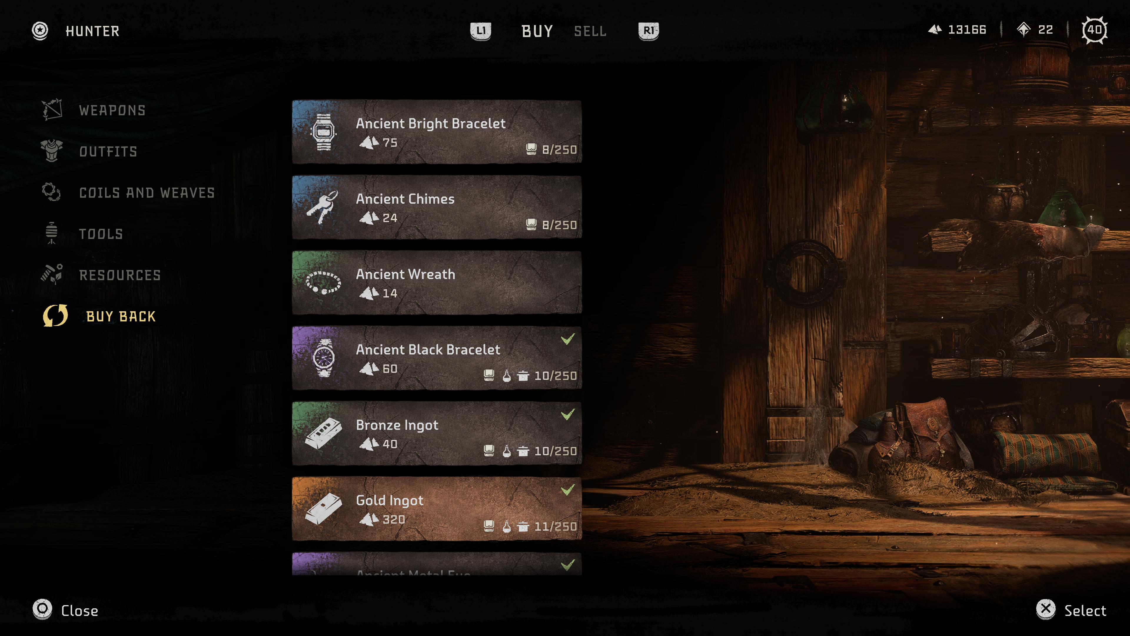 What items are safe to sell in Horizon Forbidden West  - 49