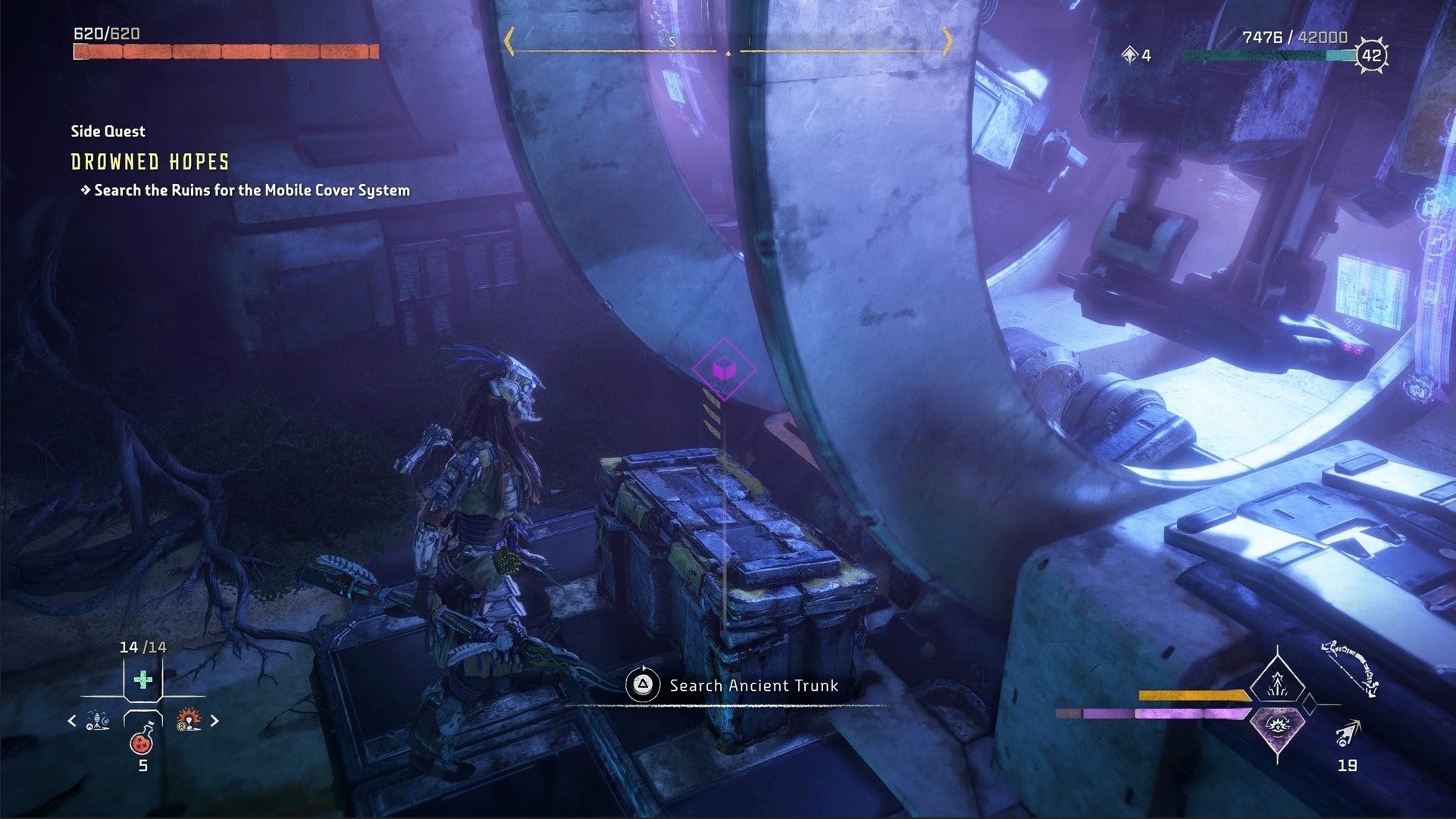 Horizon Forbidden West Drowned Hopes Walkthrough  How do I find the underwater security consoles  - 5