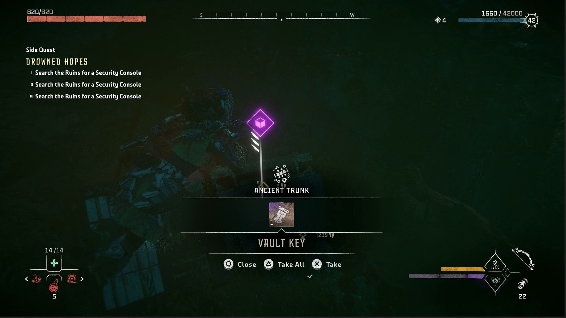 Horizon Forbidden West Drowned Hopes Walkthrough  How do I find the underwater security consoles  - 73
