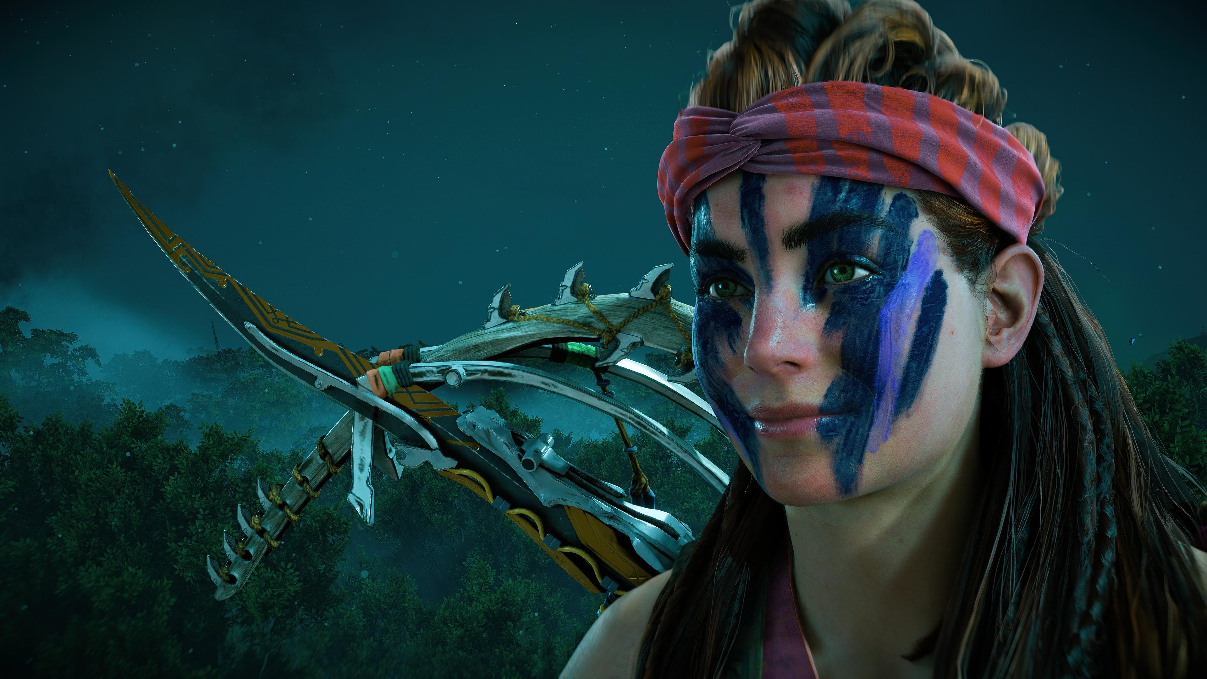 Horizon Forbidden West Face Paint How to Unlock and Wear Face Paint VG247