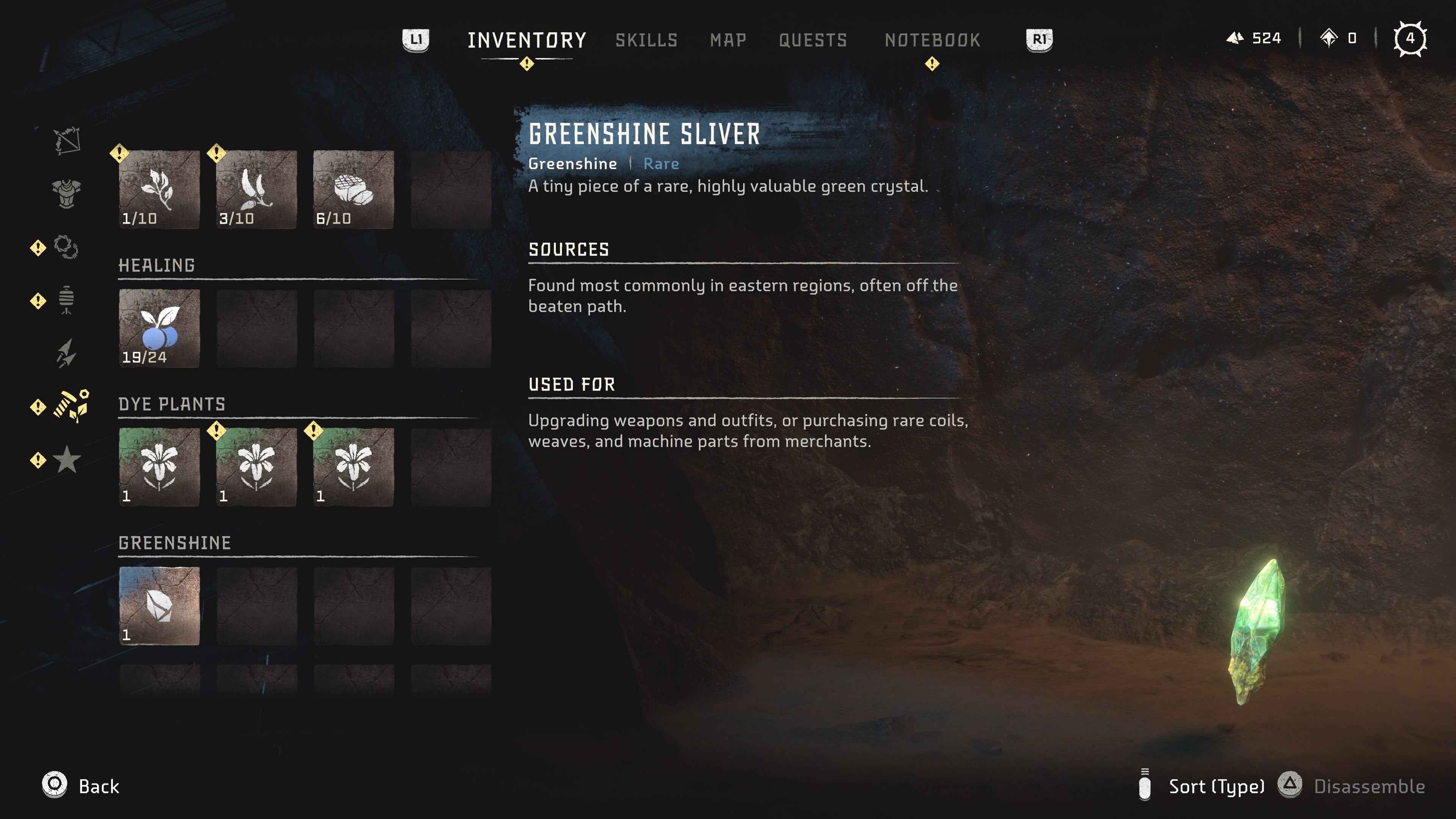 Horizon Forbidden West Greenshine Locations How to Use Greenshine - 95