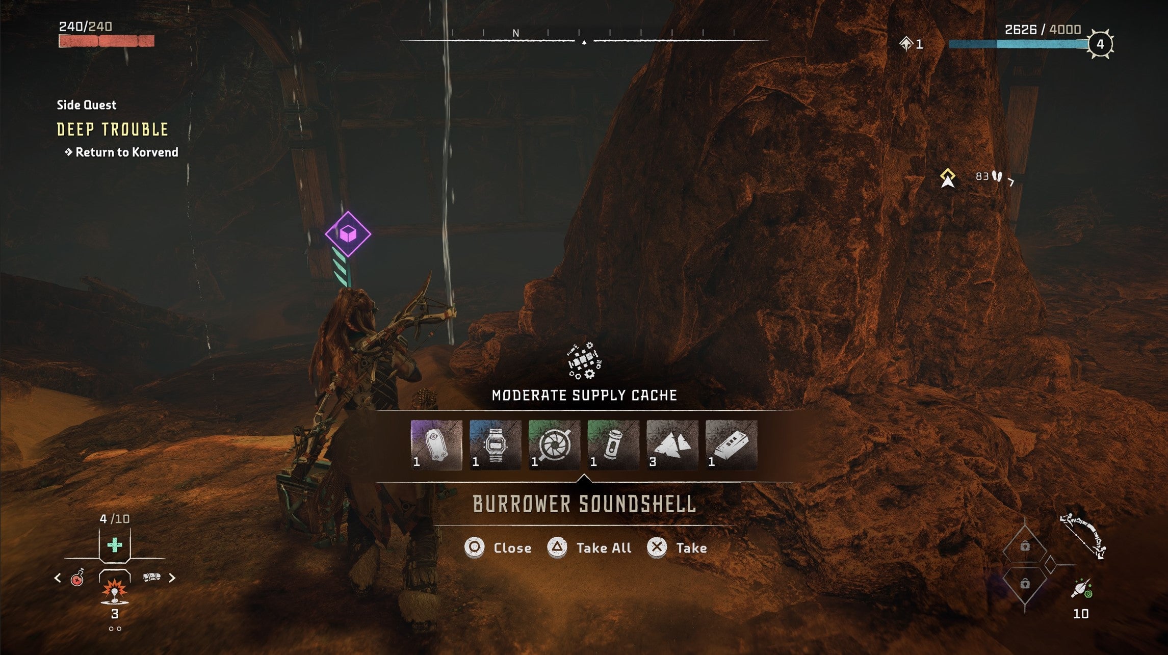 Horizon Forbidden West Key Upgrade Materials  Where do I find Burrower Soundshell and other machine parts  - 93