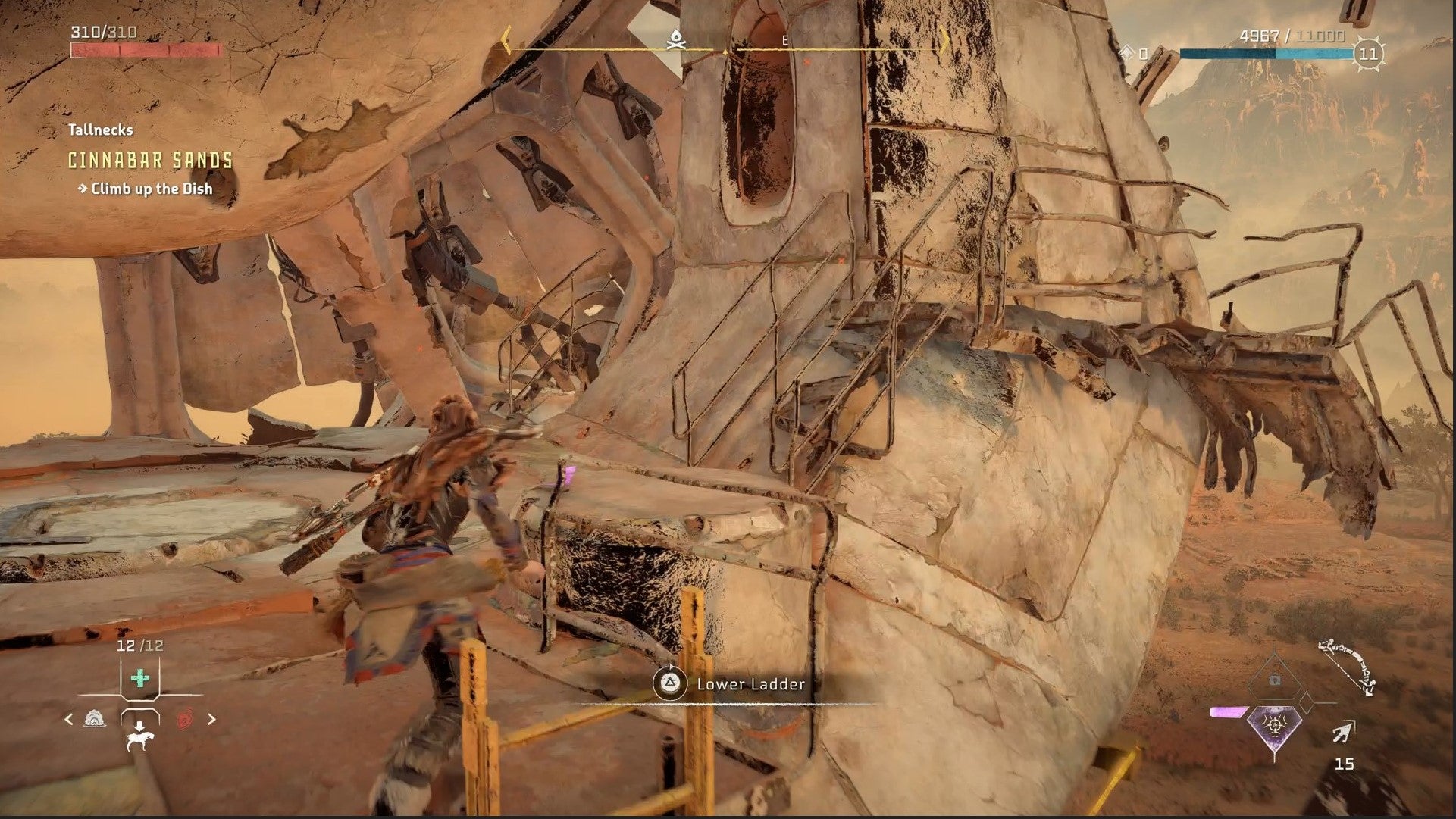 Horizon Forbidden West Tallnecks  How to Climb Tallnecks and Remove Map Fog - 40