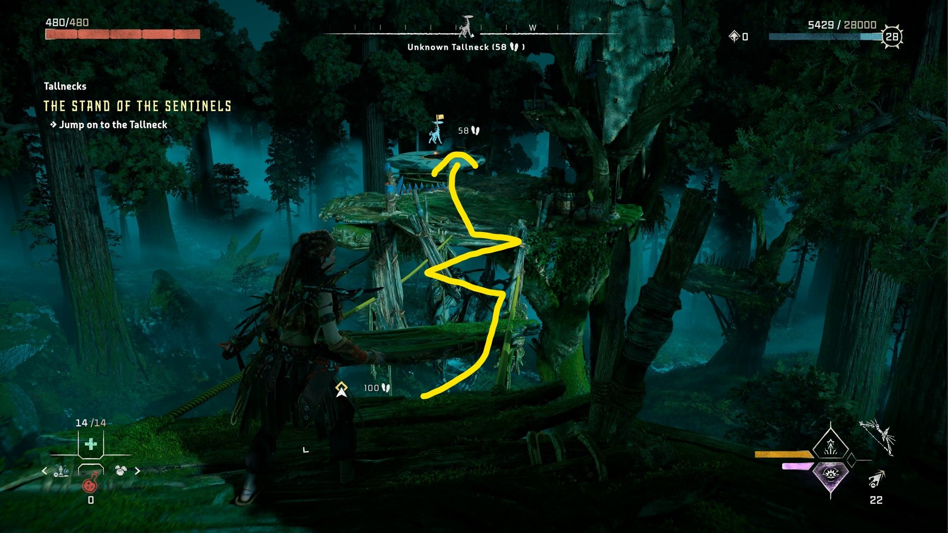 Horizon Forbidden West Tallnecks  How to Climb Tallnecks and Remove Map Fog - 73