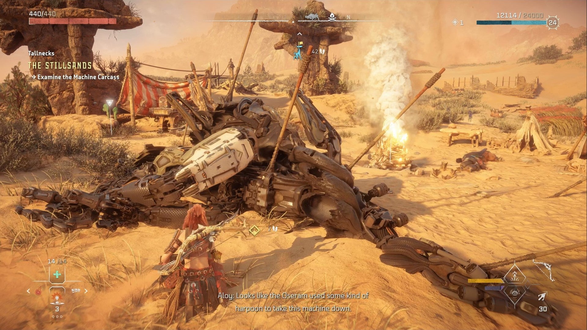 Horizon Forbidden West Tallnecks  How to Climb Tallnecks and Remove Map Fog - 8