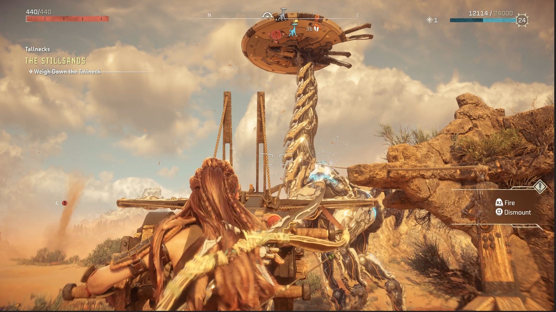 Horizon Forbidden West Tallnecks  How to Climb Tallnecks and Remove Map Fog - 77