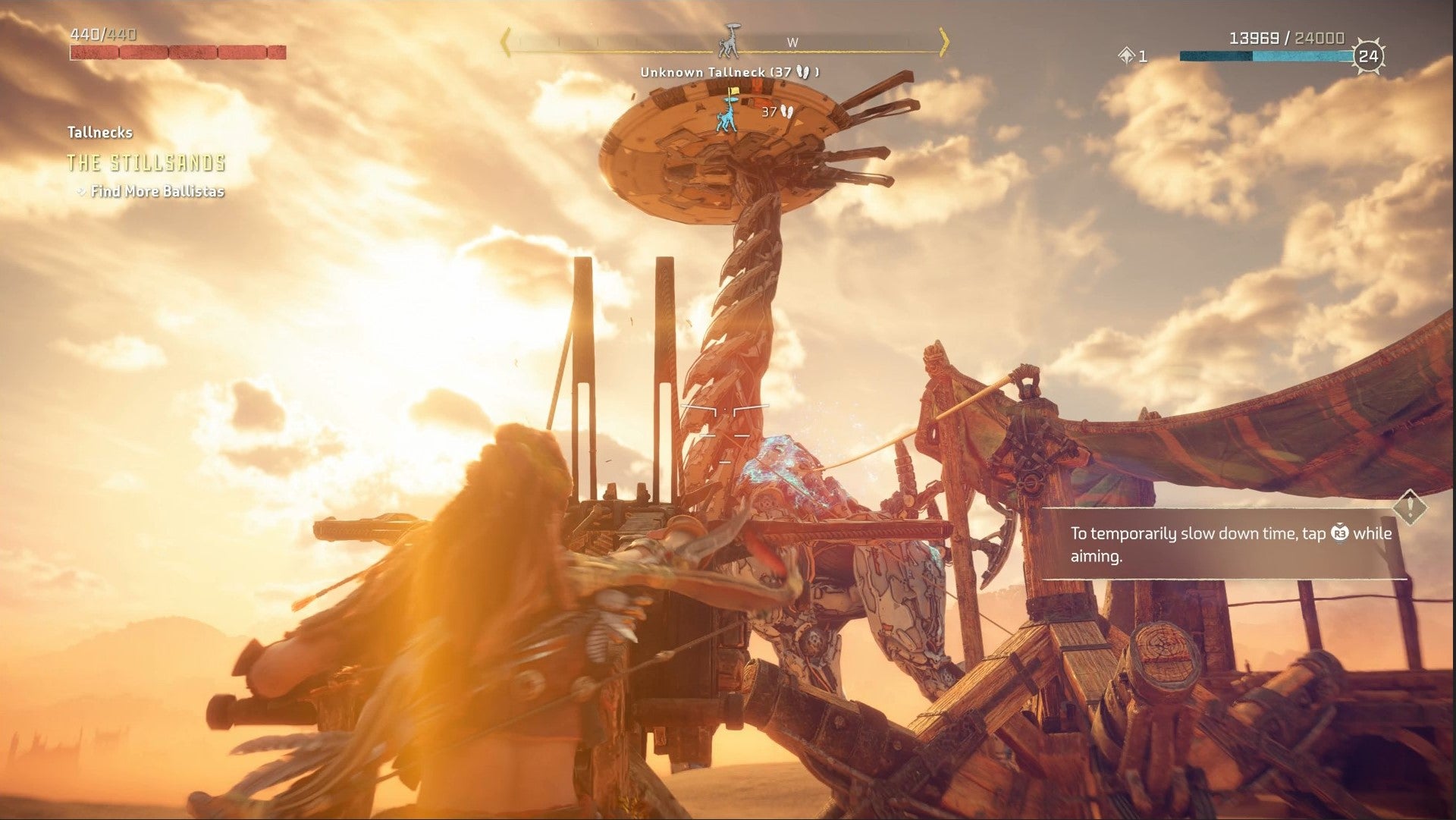 Horizon Forbidden West Tallnecks  How to Climb Tallnecks and Remove Map Fog - 47