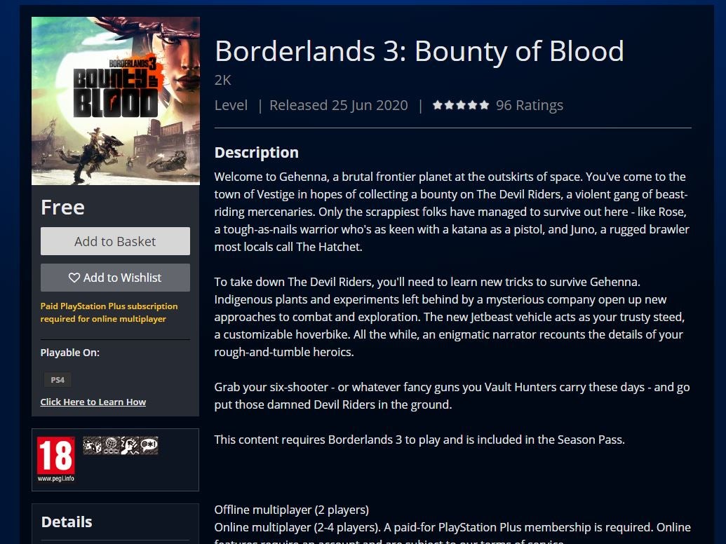 Image for Borderlands 3: How to start the Bounty of Blood DLC - PS4 bug fix