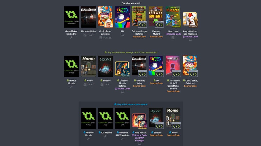 GameMaker's Humble Bundle has some great games - and the tools to make your  own | VG247