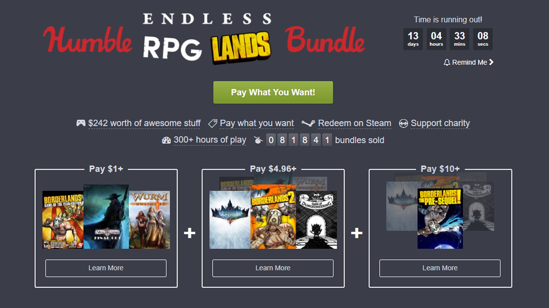 Image for Get All of Borderlands and More in the Humble Endless RPG Lands Bundle