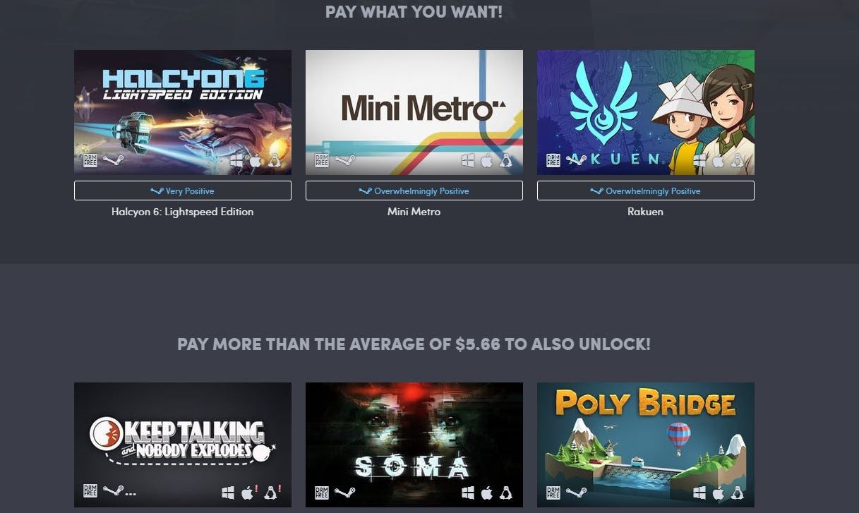 Image for Get SOMA, Superhot, Poly Bridge and more in Humble Indie Bundle 19