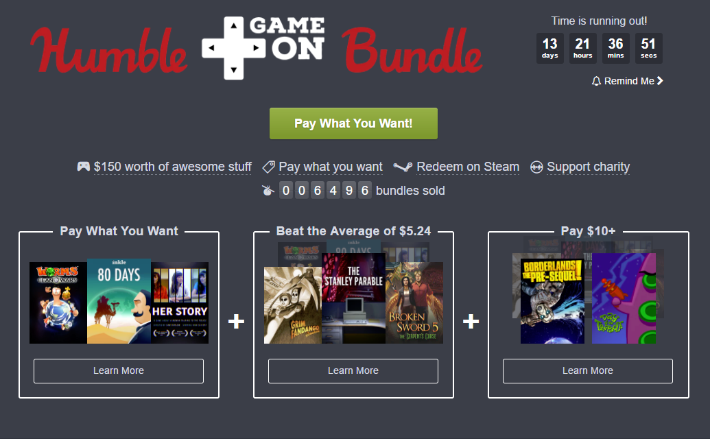 Image for The latest Humble Bundle is full of great stories