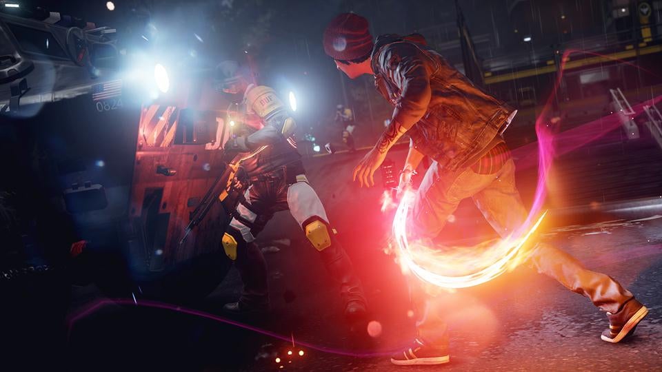Image for inFamous: Second Son screens show off bright lights, graffiti bombs