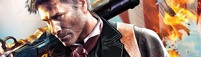 Image for BioShock Infinite box art features DeWitt prominently 