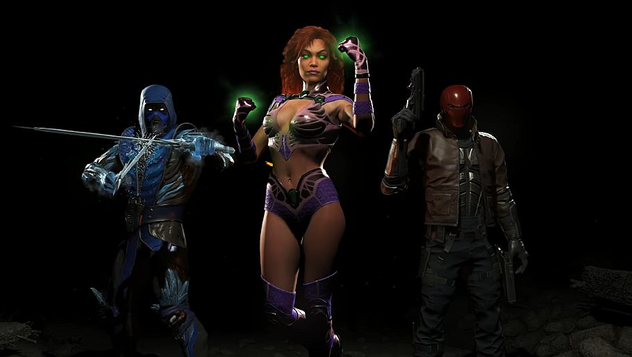 Image for First Injustice 2 DLC characters revealed - get Red Hood, Starfire and Sub-Zero in Fighter Pack 1