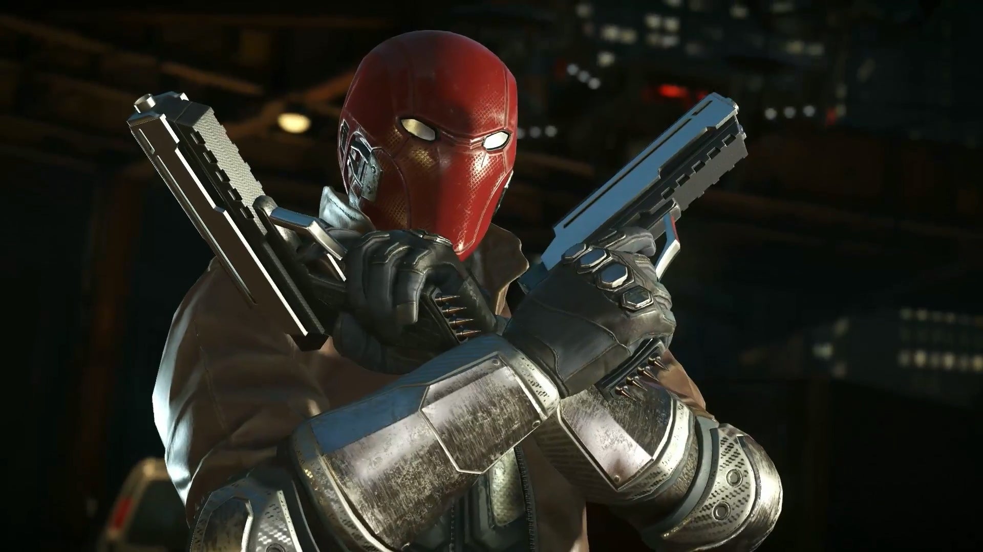 Image for Watch the Arkham Knight-esque look for Red Hood in Injustice 2