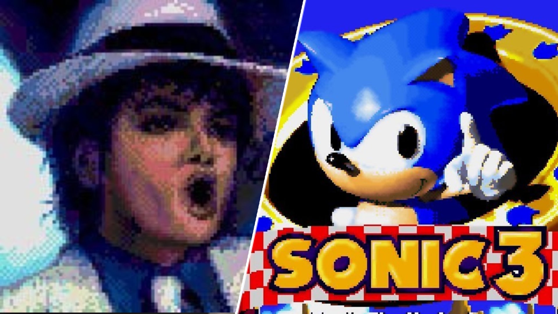 Custom header for Sonic 3 x Michael Jackson