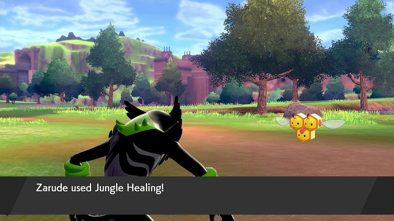 Pokemon Sword and Shield Mythical Zarude has a healing signature move - 42