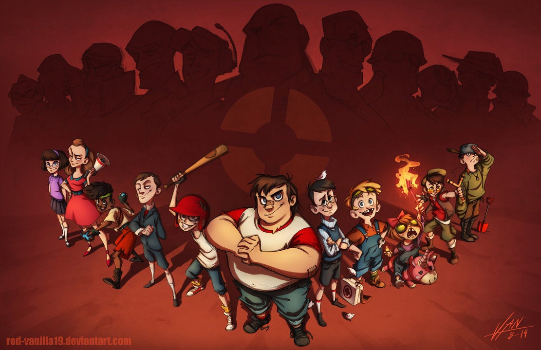 Image for The kids of Team Fortress 2 are cute… and deadly