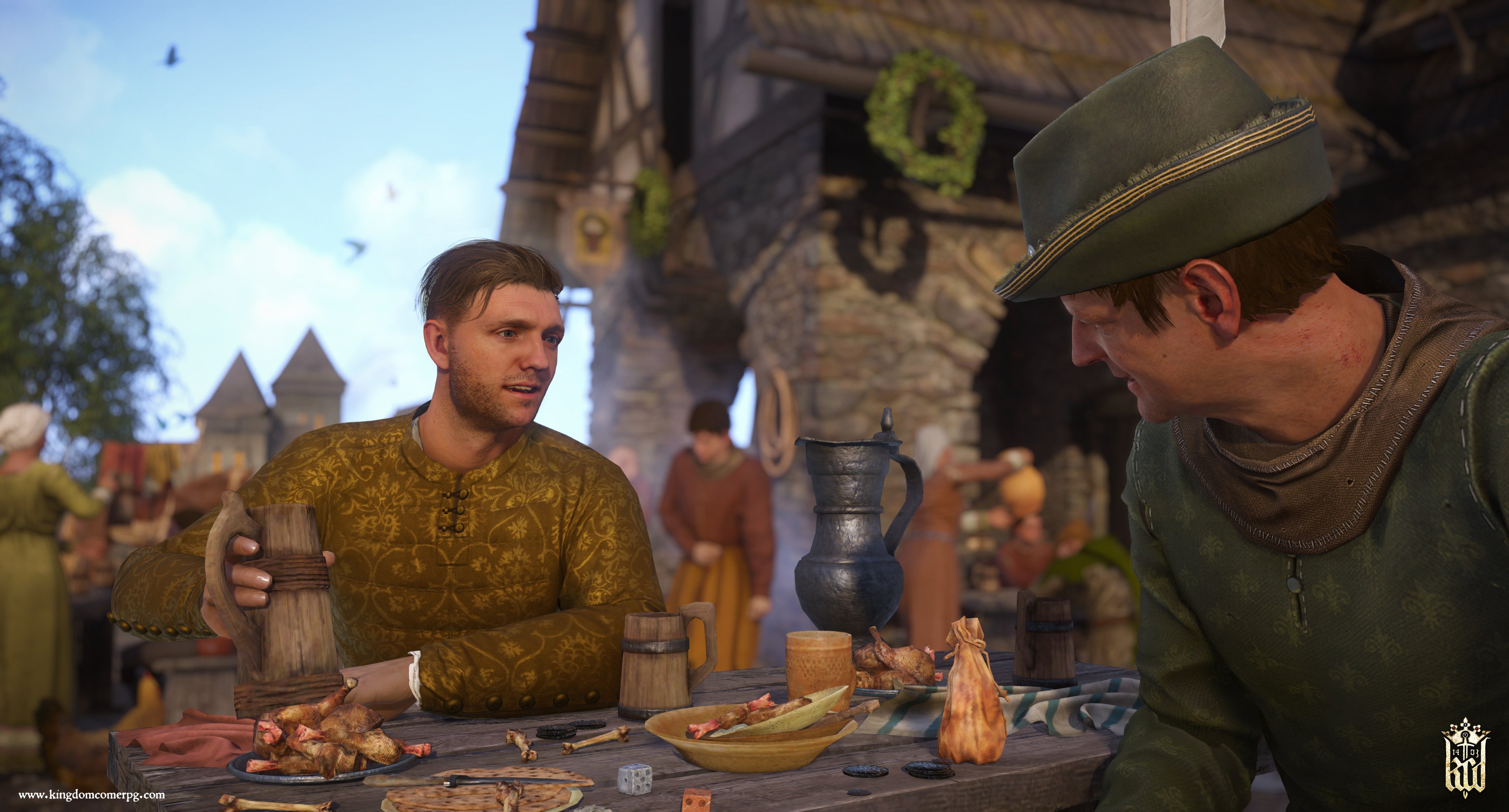Image for Kingdom Come: Deliverance patch adds simulated cloth physics for women and squashes over 200 bugs