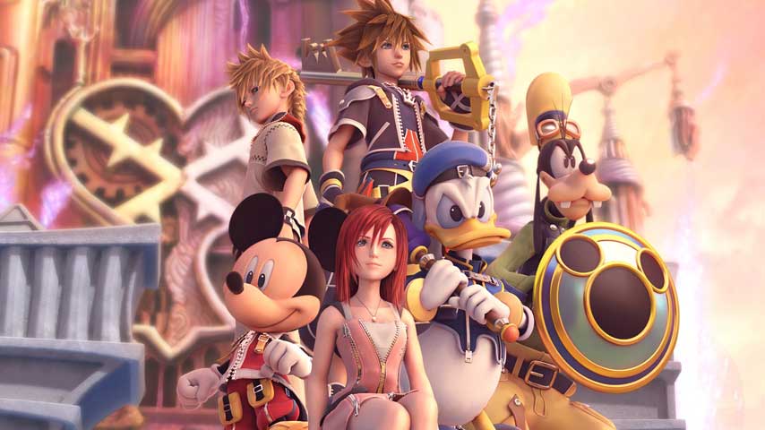 Image for Compare old and new graphics in interactive Kingdom Hearts 2.5 ReMIX trailer