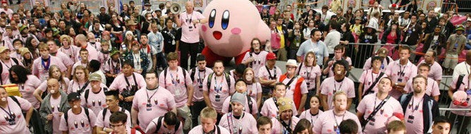 Kirby fans at PAX smash world record for blowing chewing gum bubbles | VG247