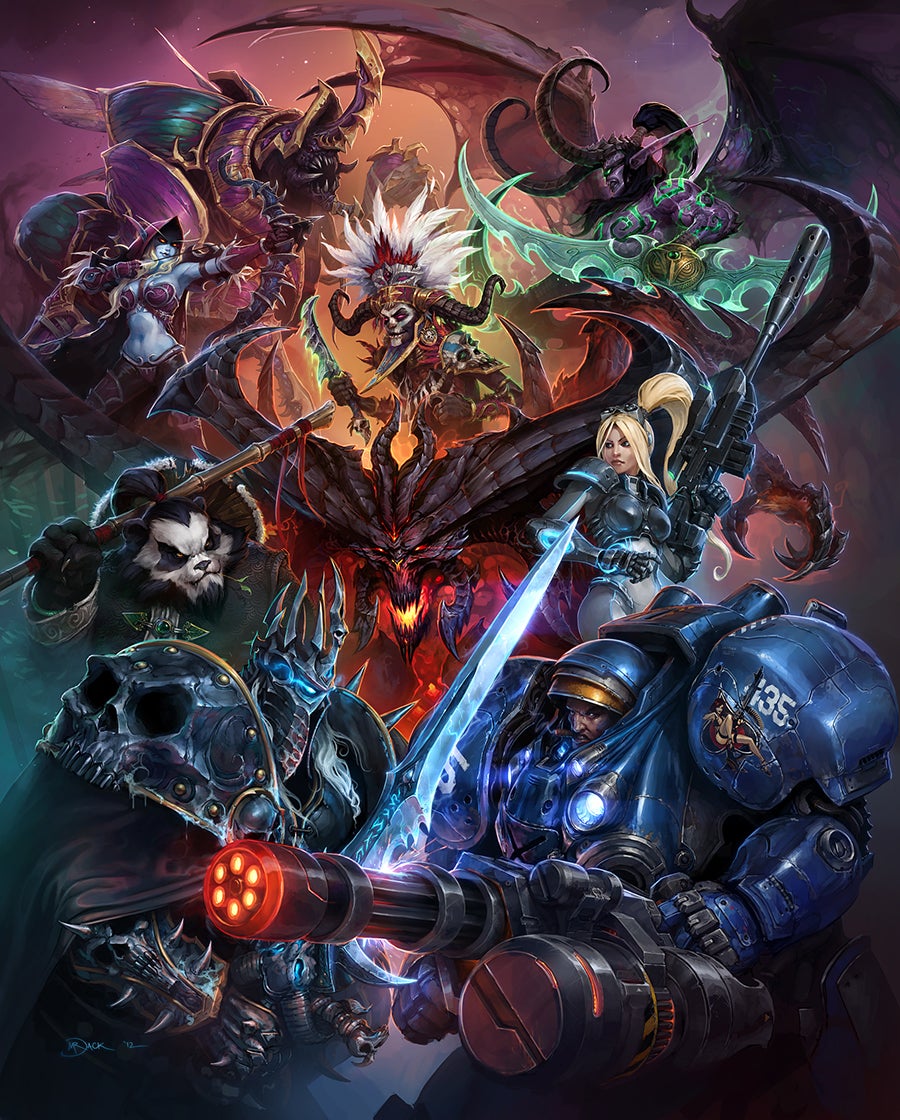 Image for Heroes of the Storm's first artwork is released, reveals heroes