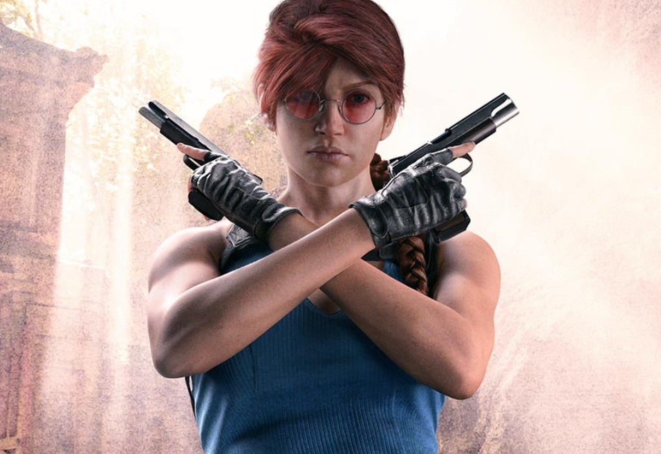 Image for Lara Croft in Rainbow Six Siege looks like your mum doing bad cosplay