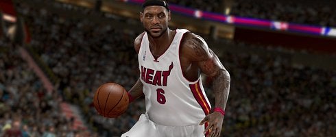 Image for Lebron James feels the Heat in latest NBA 2K11 screen