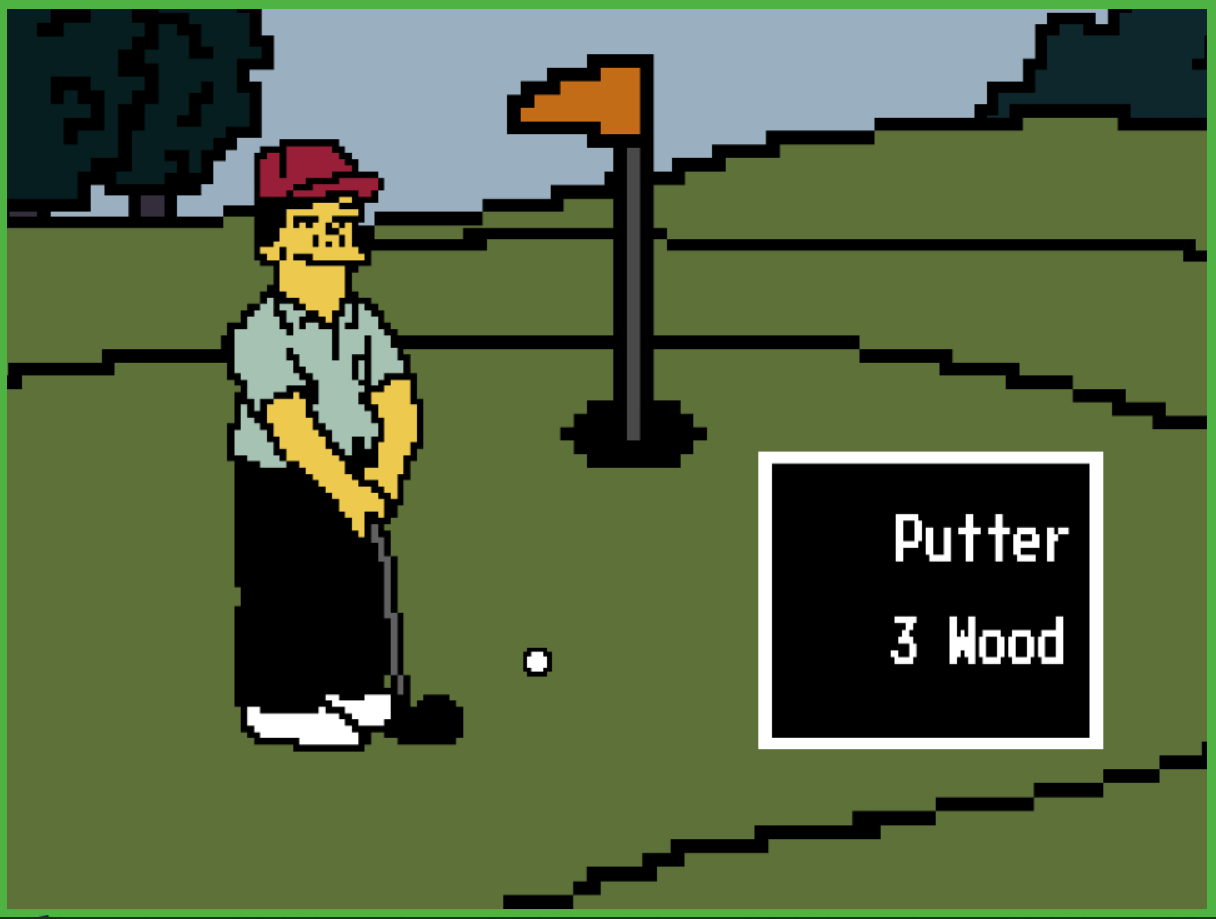 Image for Somebody made a playable version of Lee Carvallo's Putting Challenge from The Simpsons