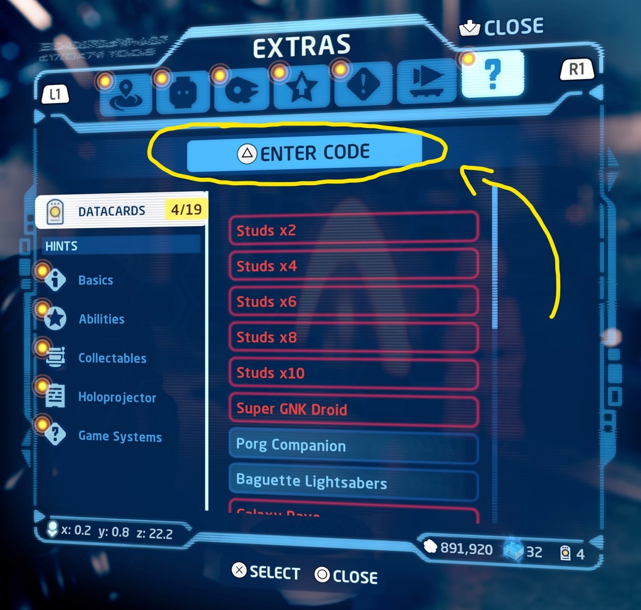 LEGO Star Wars Skywalker Saga Codes  Full list of all Secret Unlockables  2022  - 72