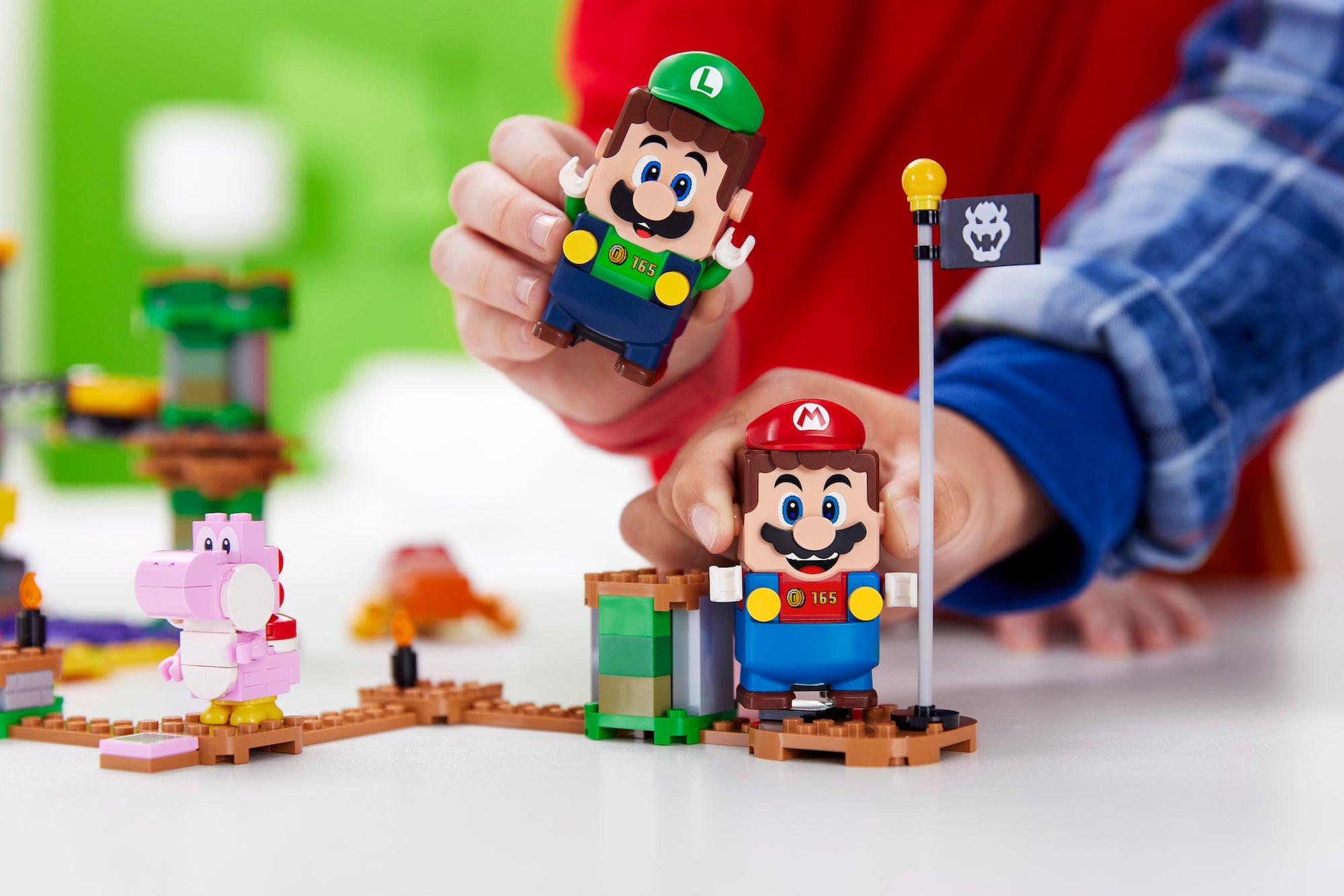 Image for Adding Luigi and multiplayer, Lego Mario finally feels like it’s reaching its true potential