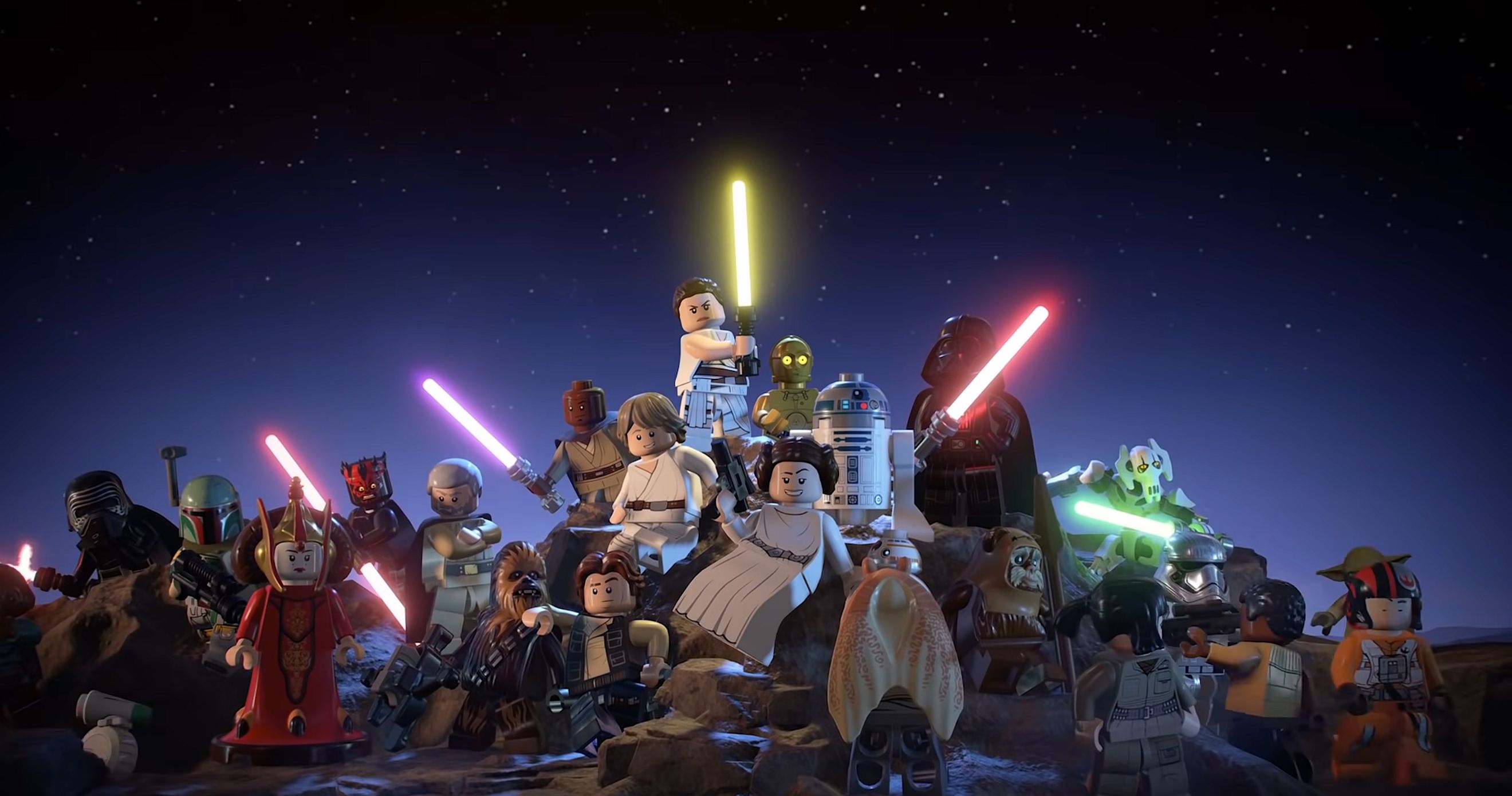 LEGO Star Wars: The Skywalker Saga's Character Collection will feature some familiar faces |