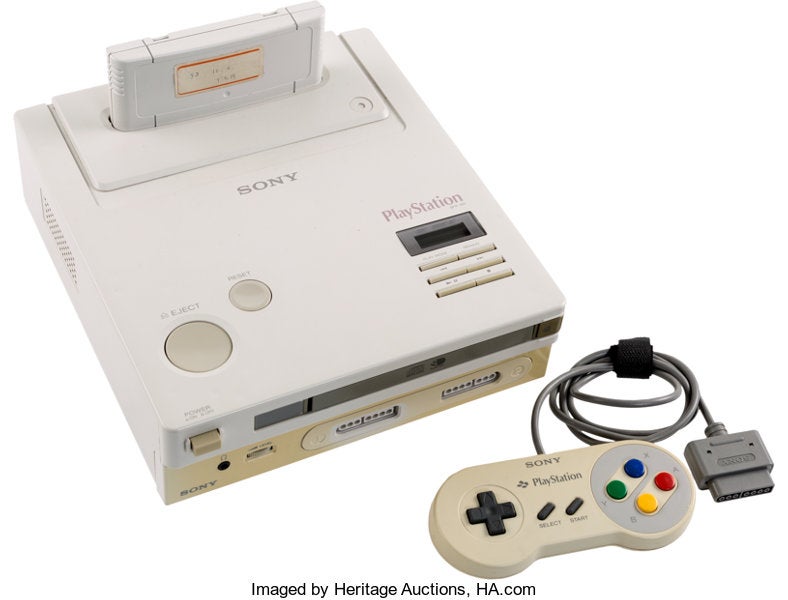 Image for Rare Nintendo PlayStation Super NES CD-ROM Prototype up for auction